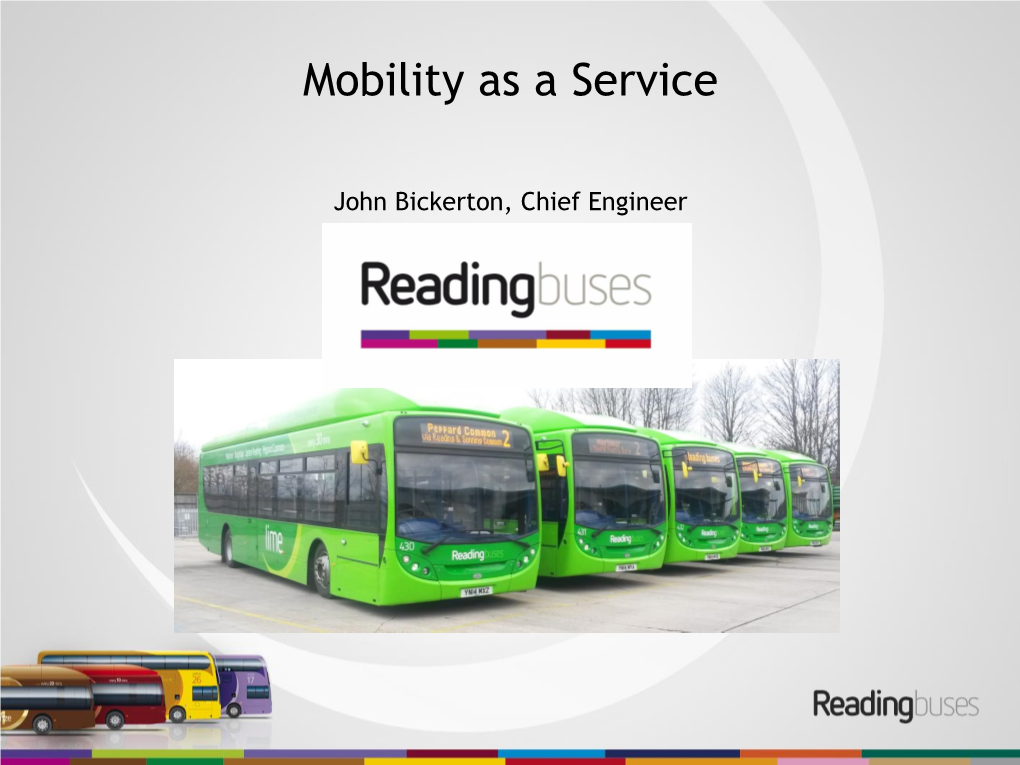 Mobility As a Service