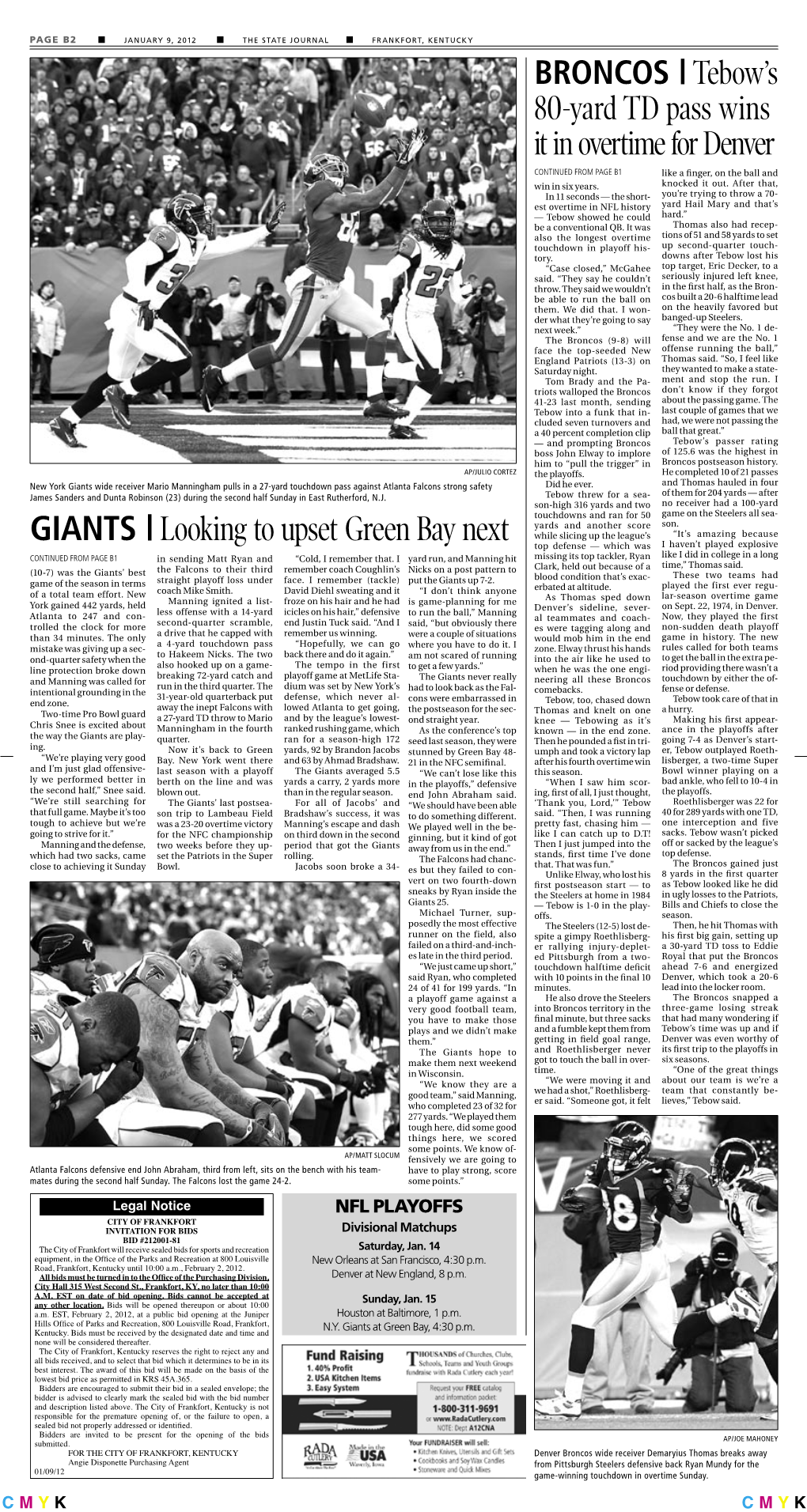 GIANTS |Looking to Upset Green Bay Next