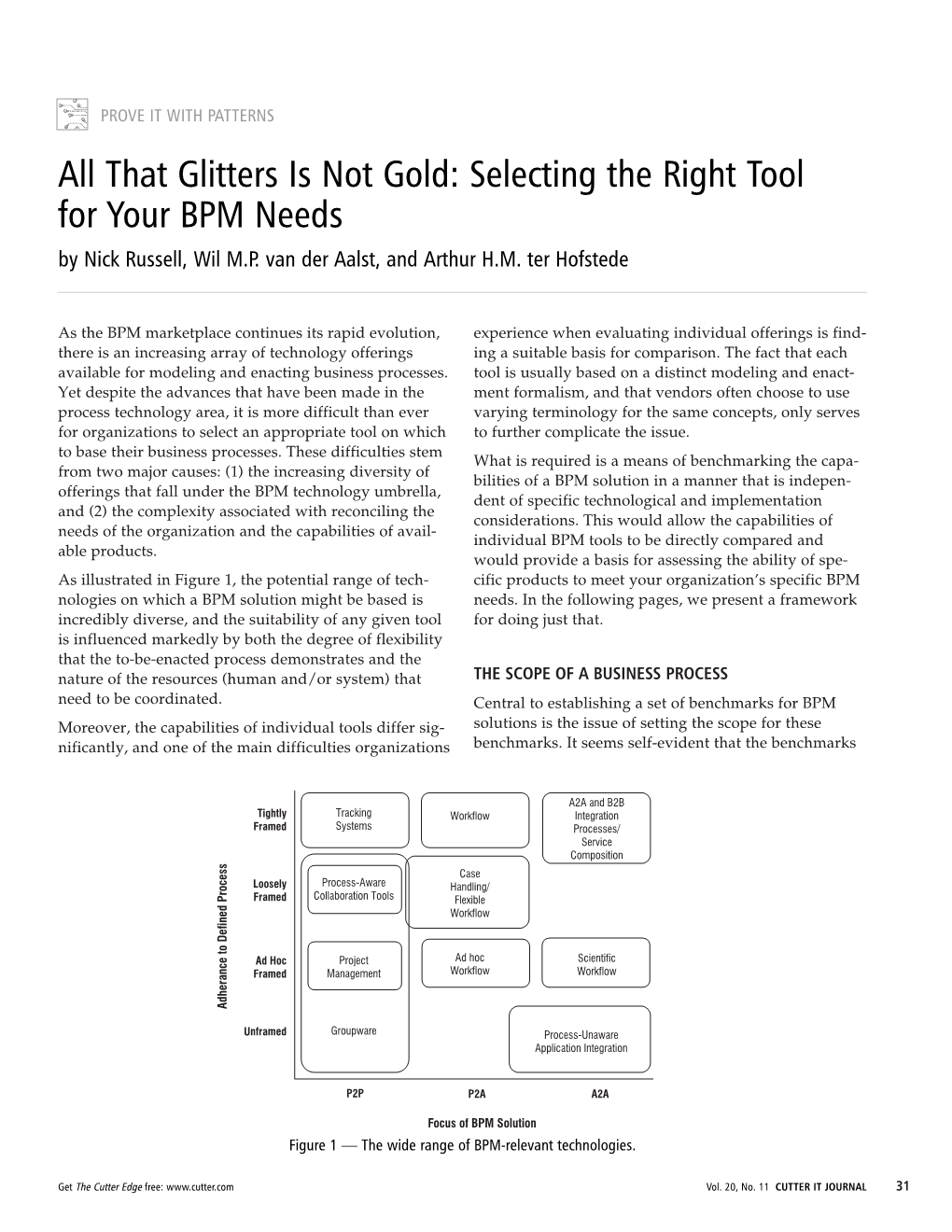 That Glitters Is Not Gold: Selecting the Right Tool for Your BPM Needs by Nick Russell, Wil M.P