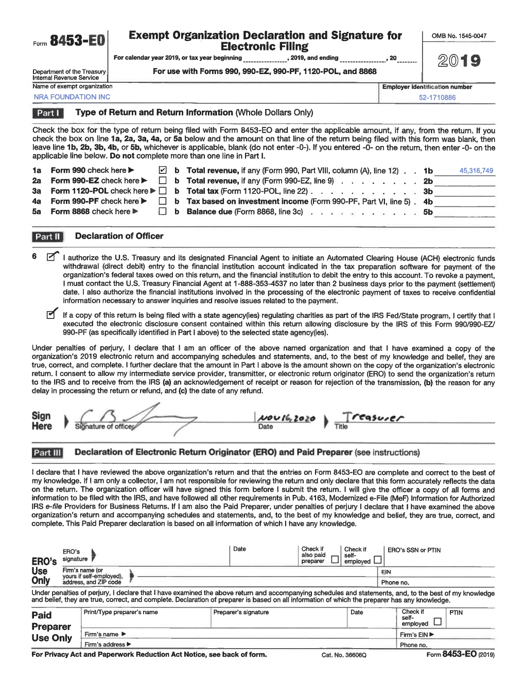 2019-NRA-Foundation-Form-990.Pdf