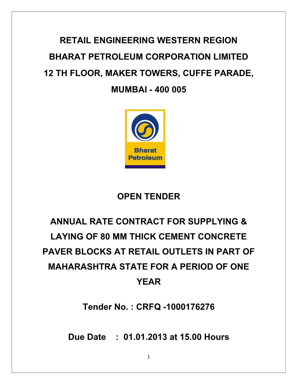 Retail Engineering Western Region