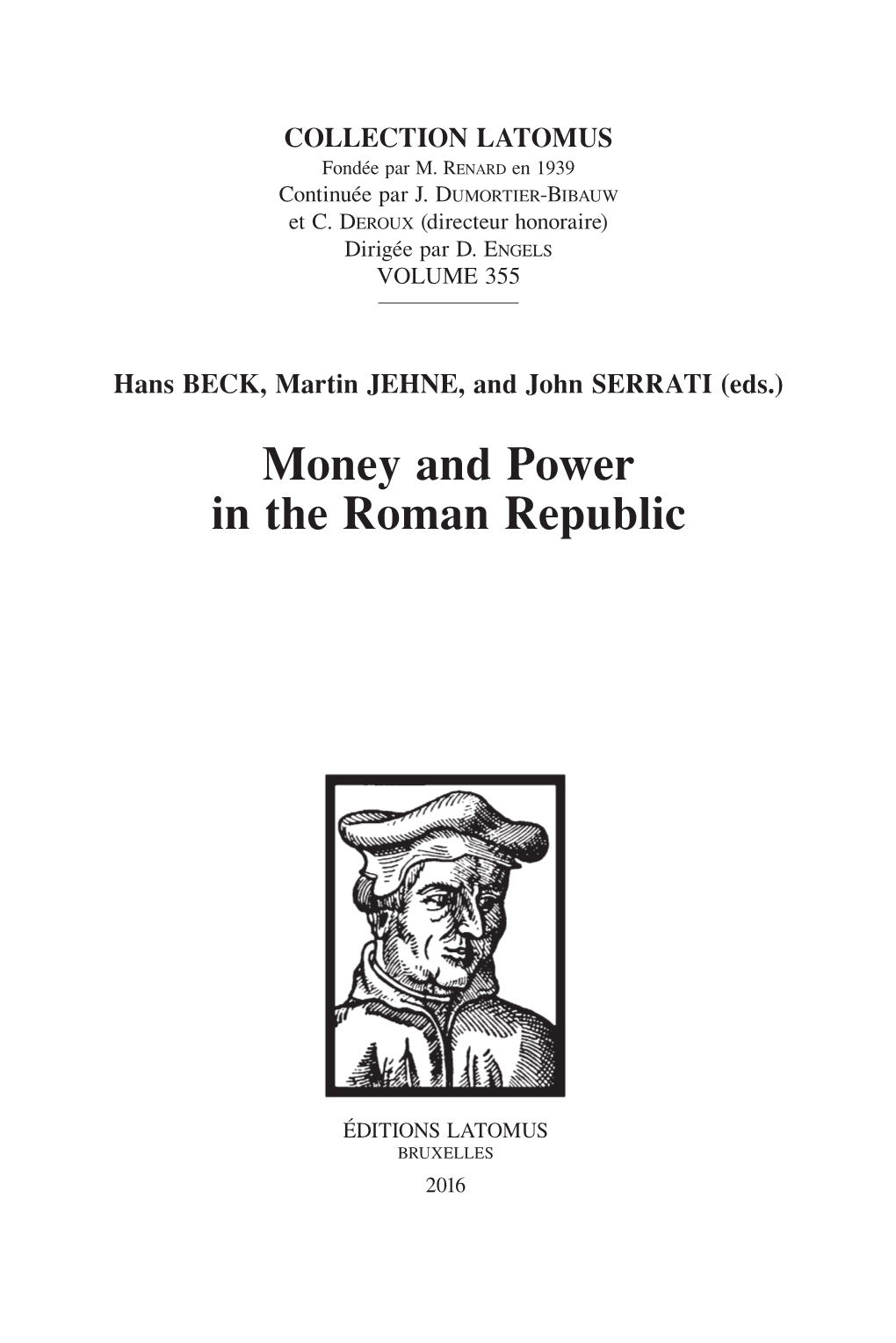 Money and Power in the Roman Republic