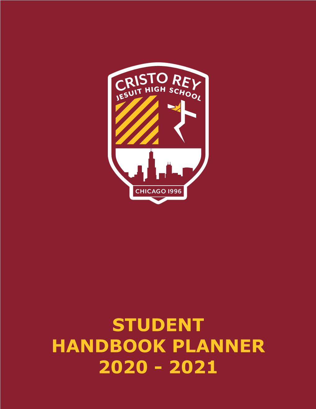 STUDENT HANDBOOK PLANNER 2020 - 2021 Prayer for Generosity