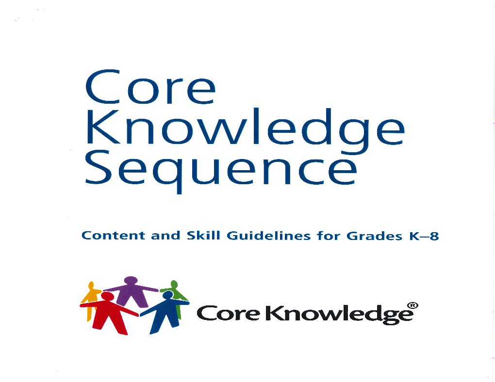 Core Knowledge Sequence