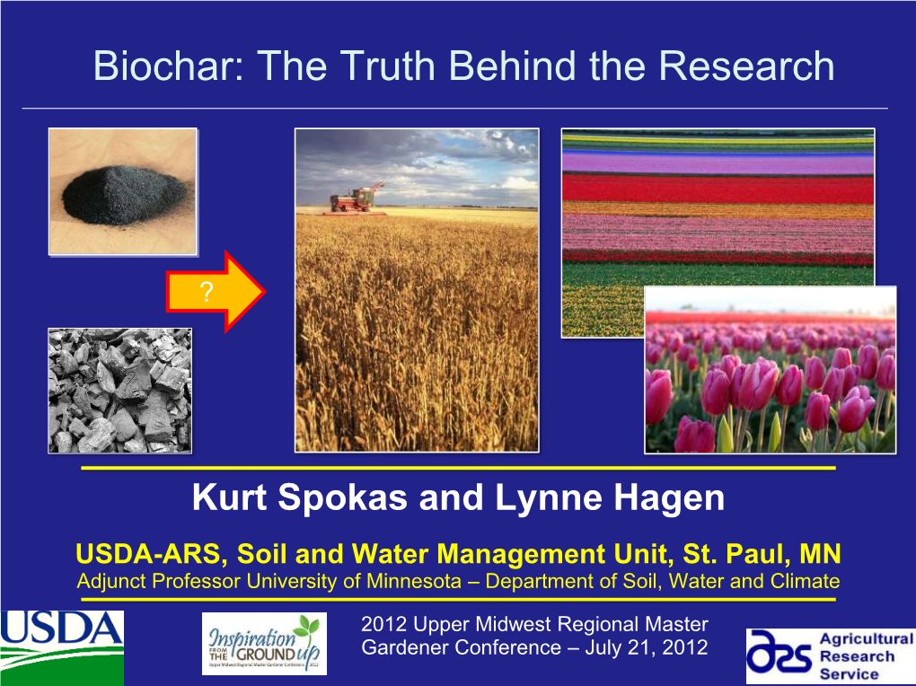 Biochar: the Truth Behind the Research