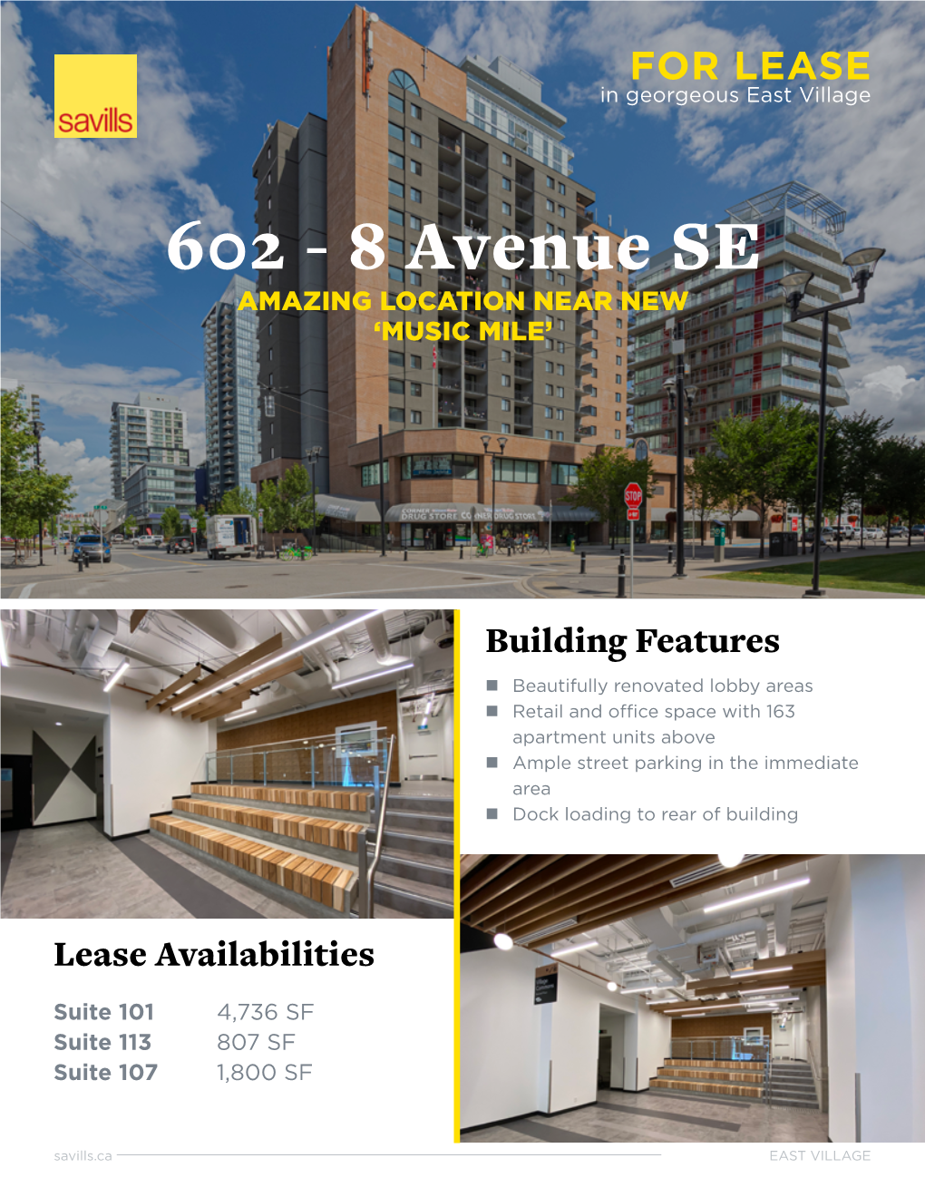 602 - 8 Avenue SE AMAZING LOCATION NEAR NEW ‘MUSIC MILE’