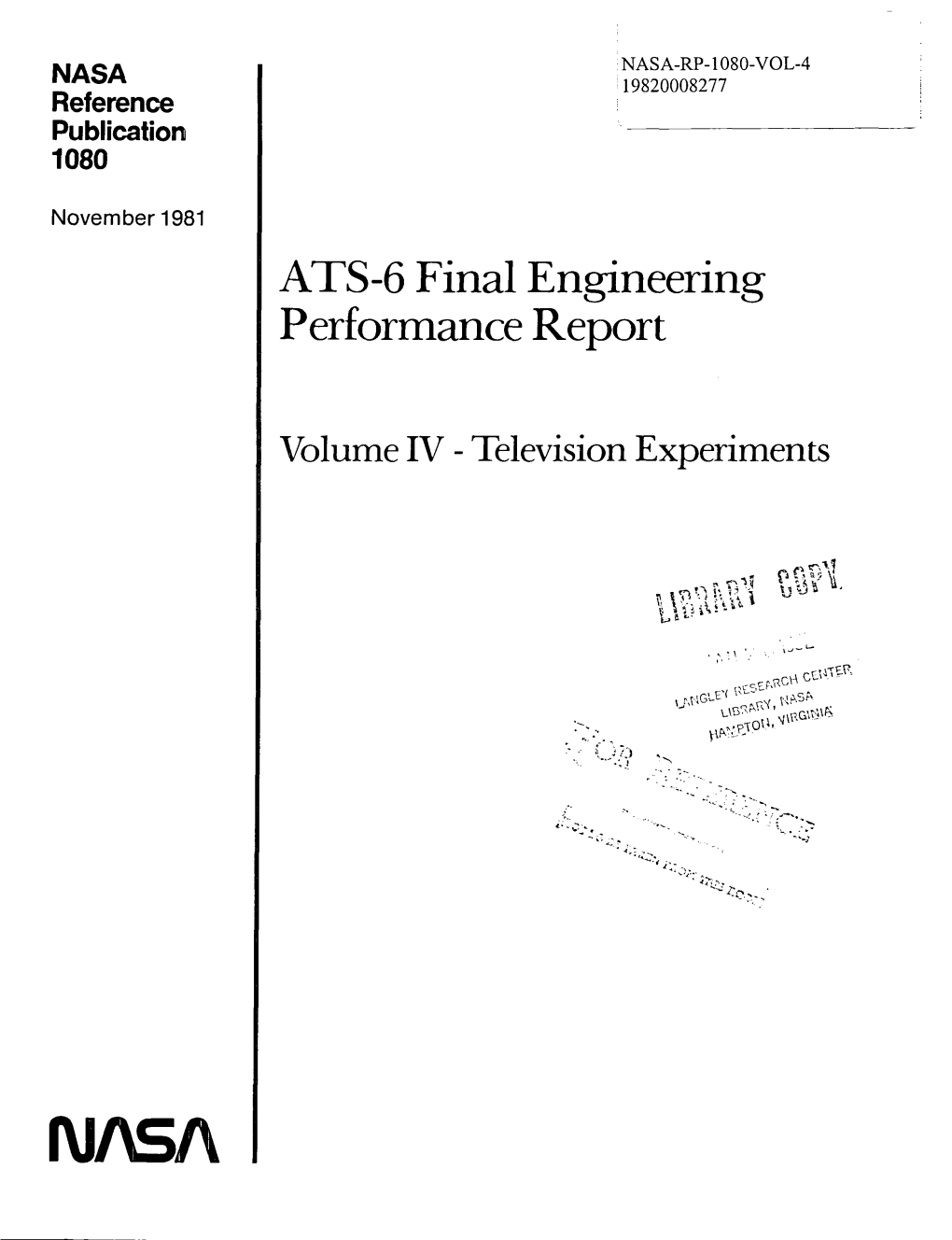 ATS-6 Final Engineering Performance Report