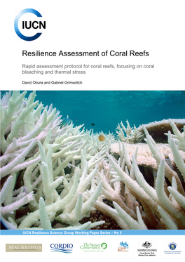 Resilience Assessment of Coral Reefs