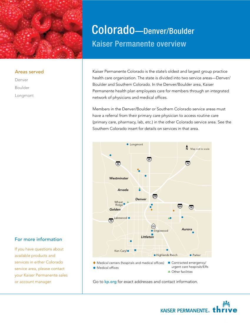 Kaiser Permanente Overview Colorado—Denver/Boulder