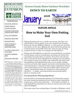 How to Make Your Own Potting Soil