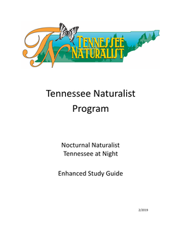 TNP Nocturnal Naturalist Enhanced Study Guide 02 2019