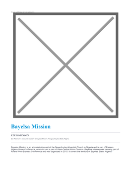 Bayelsa Mission