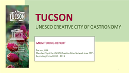 Unesco Creative City of Gastronomy