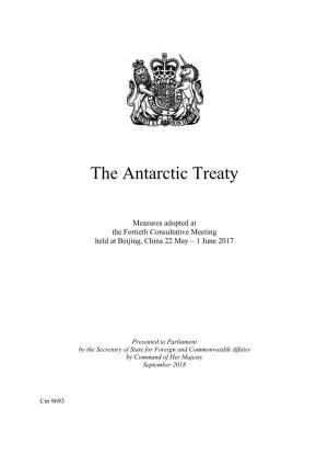 The Antarctic Treaty