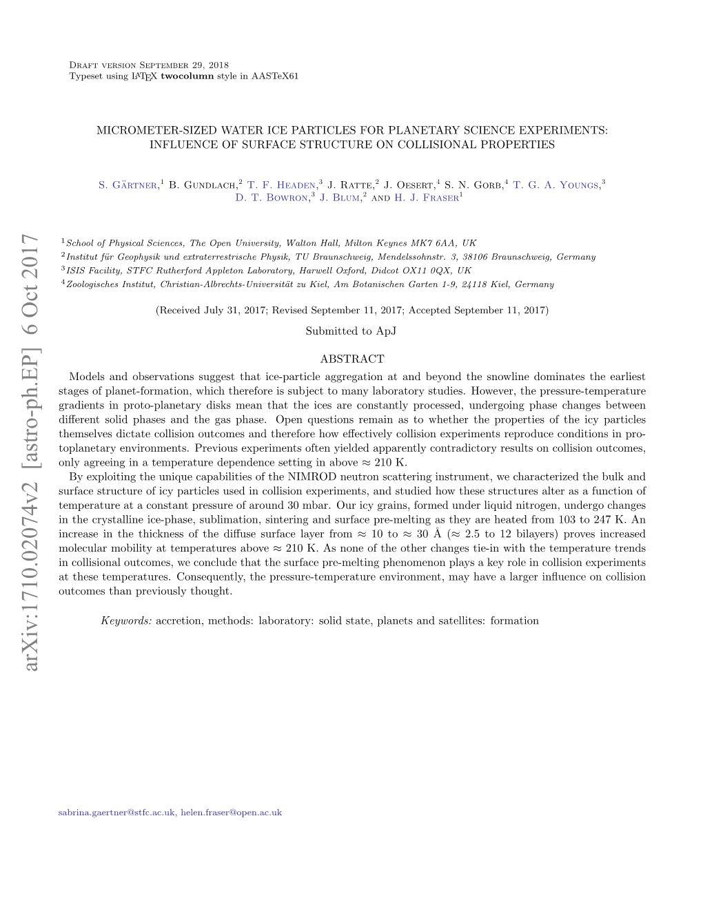 Micrometer-Sized Water Ice Particles for Planetary Science Experiments: Influence of Surface Structure on Collisional Properties