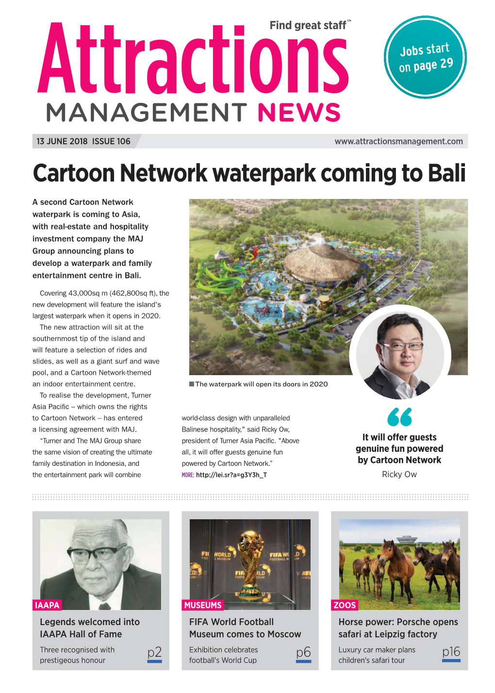 Attractions Management News 13Th June 2018 Issue