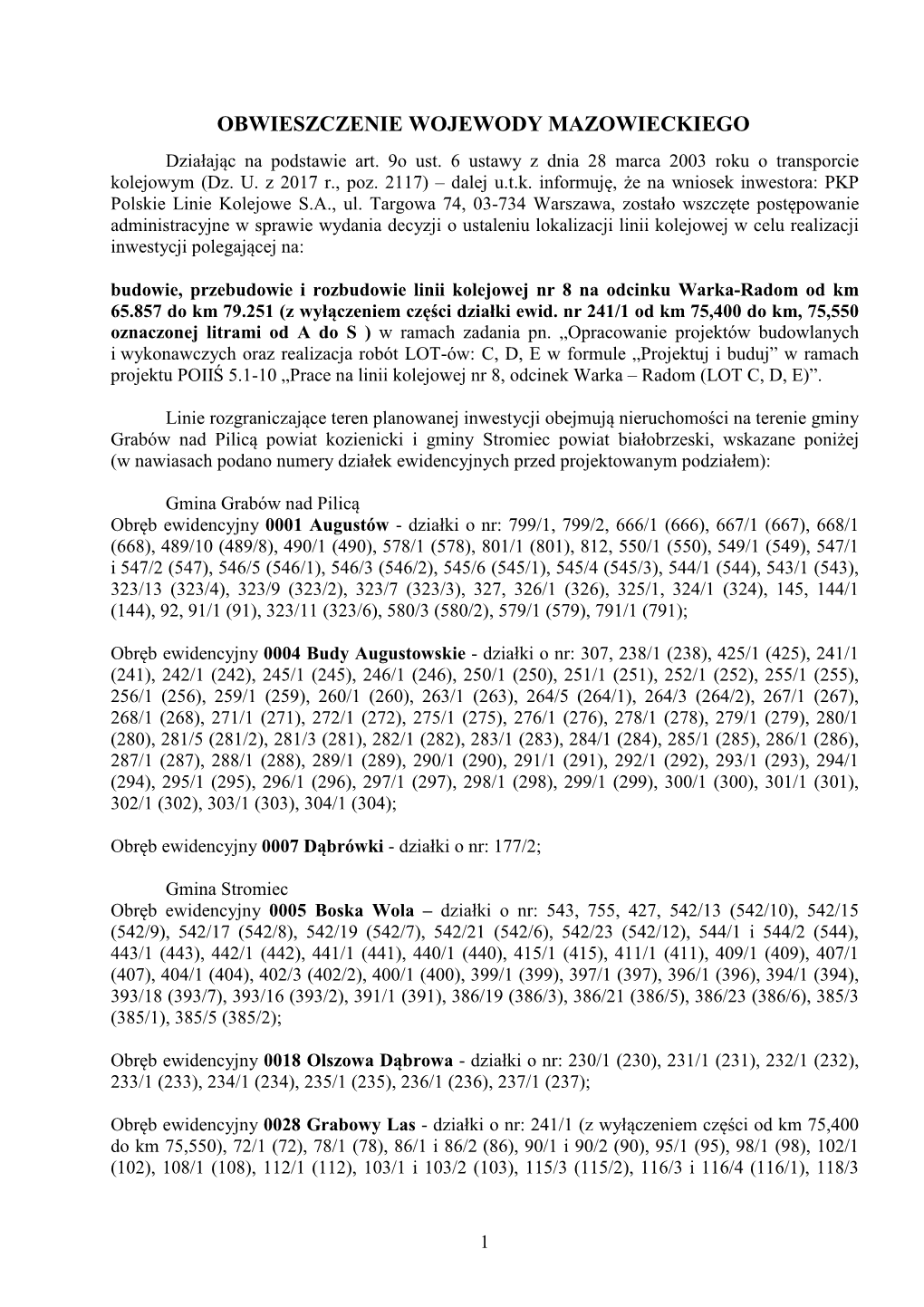 2 9 2018 Wszcz Obwieszczenie Dla Prasy Poprawione