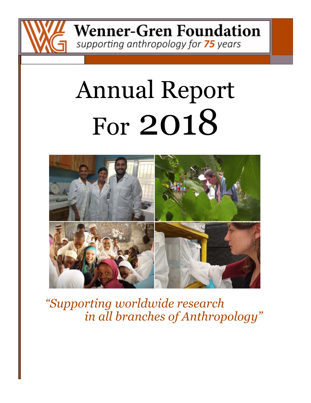 Annual Report for 2018