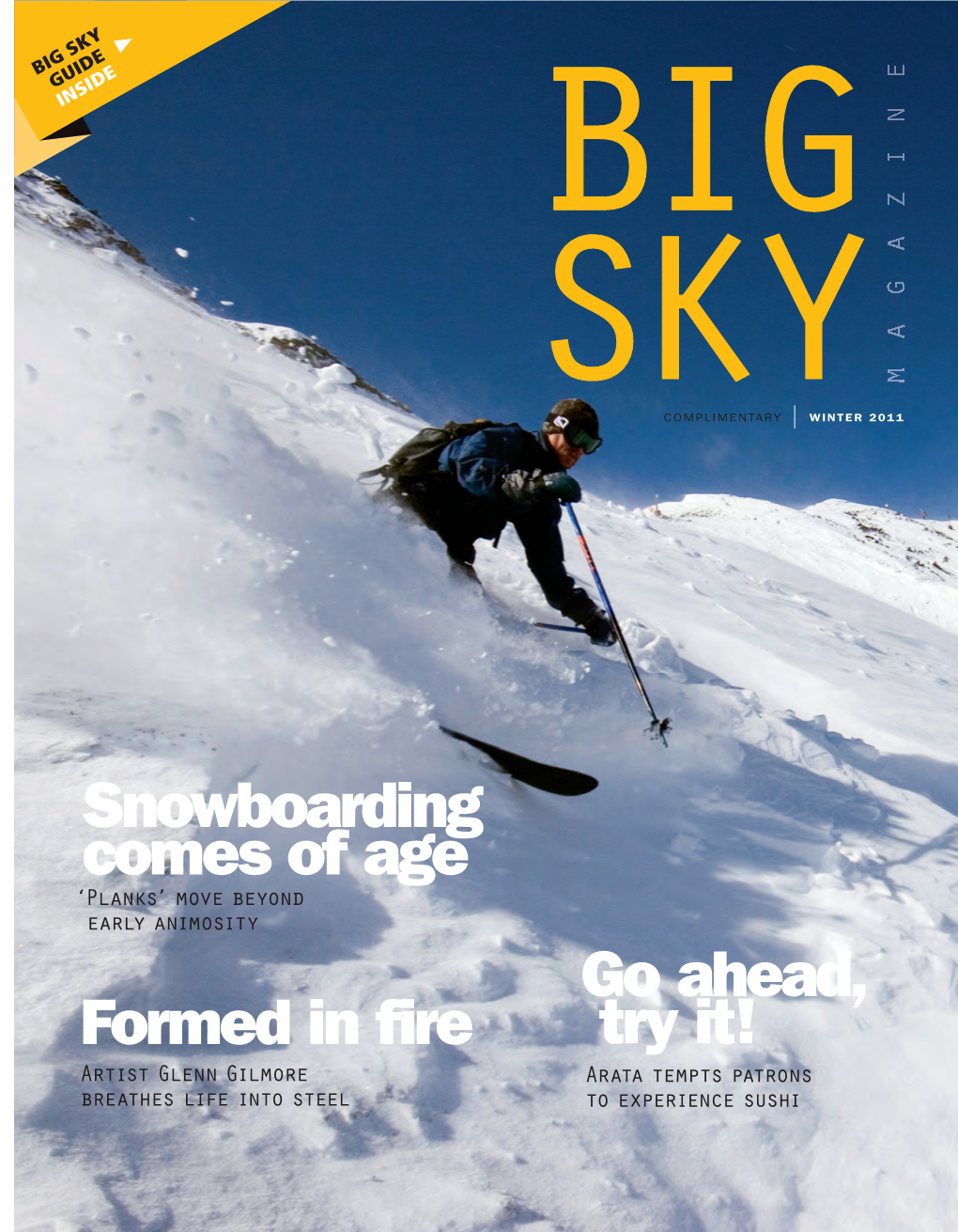 2011 Winter, Big Sky Magazine (PDF)