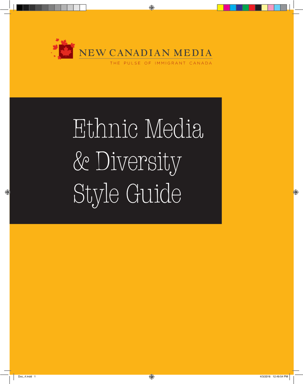 Ethnic Media & Diversity Style Guide