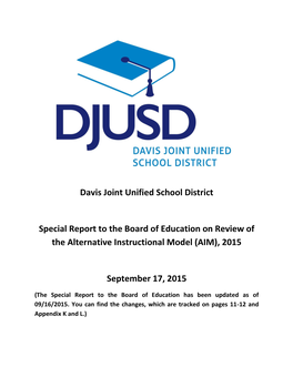 Davis Joint Unified School District