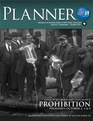 Prohibition Premieres October 2, 3 & 4