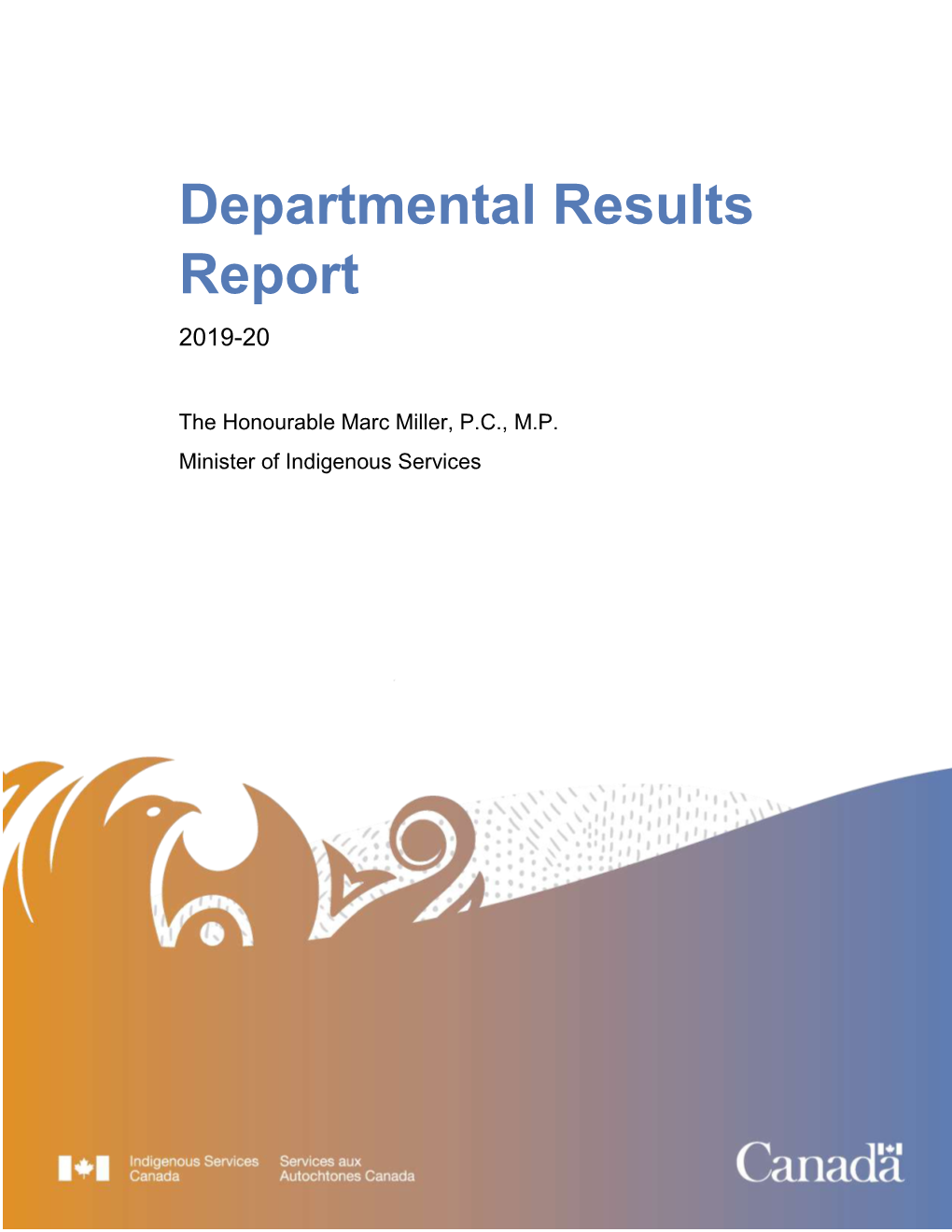 Departmental Results Report 2019-20