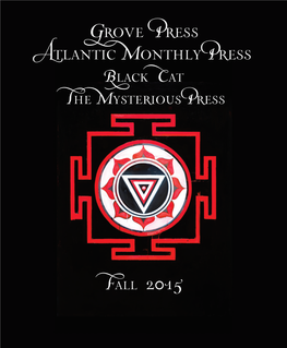 Grove Press Atlantic Monthly Press Black Cat the Mysterious Press