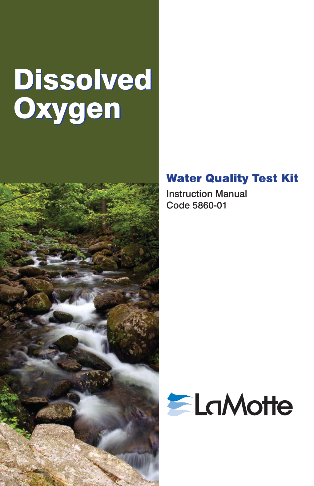 Dissolved Oxygenoxygen