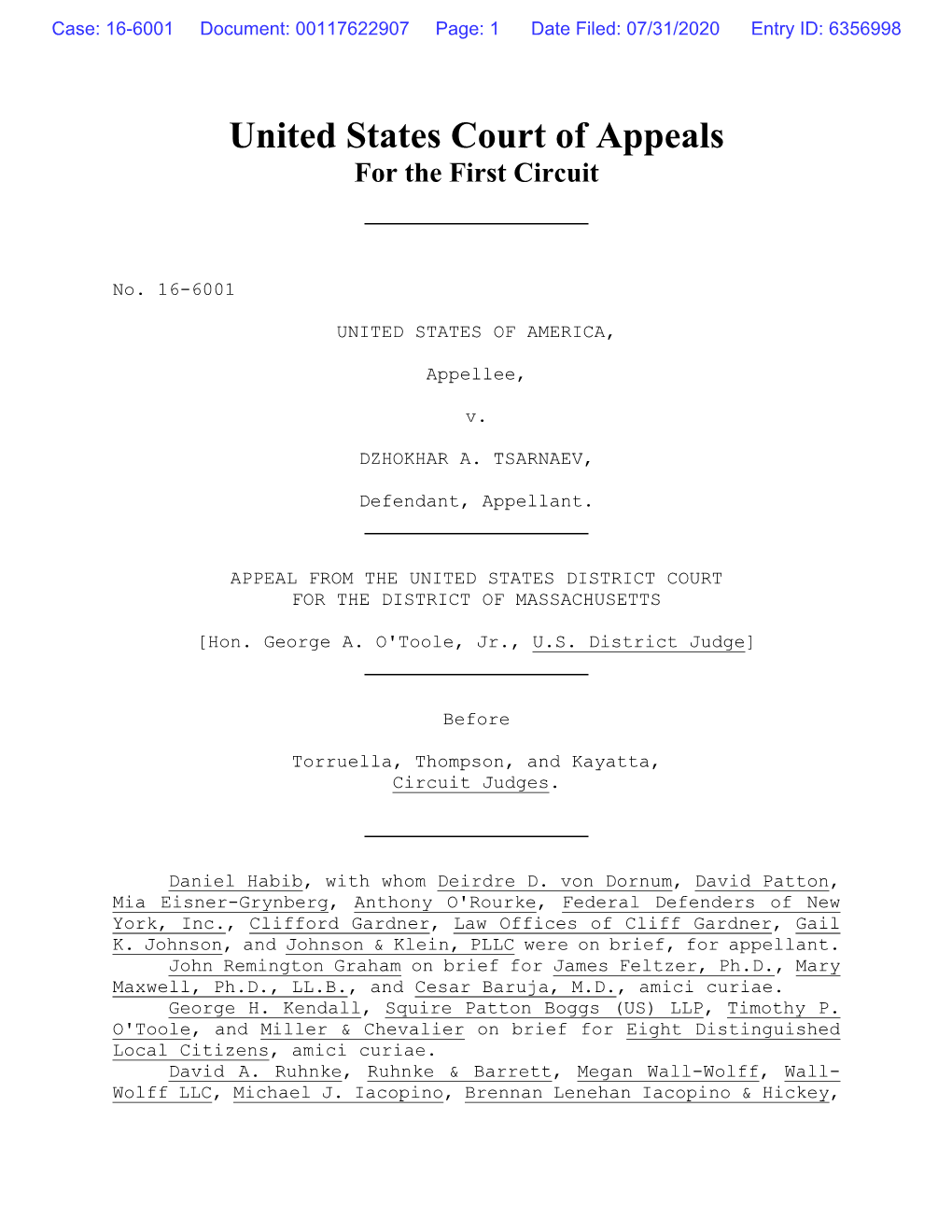 United States Court of Appeals for the First Circuit