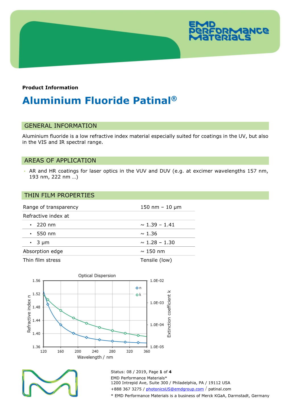 Alf3 EMD,Aluminium Fluoride Patinal®