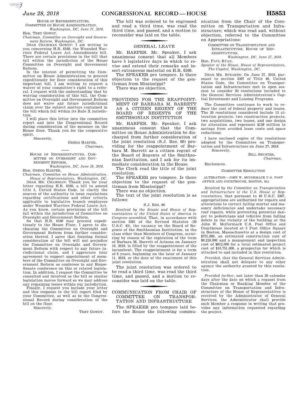 Congressional Record—House H5853