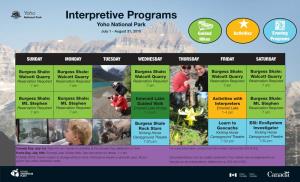 Interpretive Programs in Yoho National Park