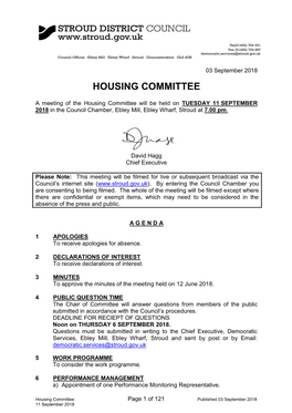 Housing Committee
