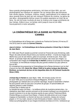 Dossier De Presse