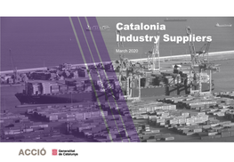 Catalonia Industry Suppliers Presentation