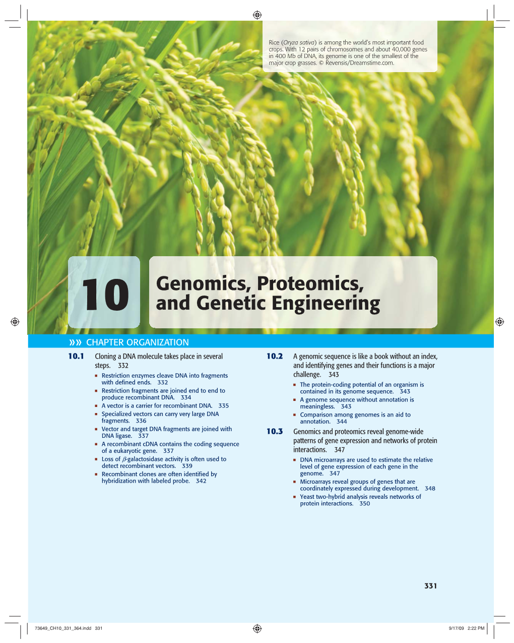 Genomics, Proteomics, and Genetic Engineering