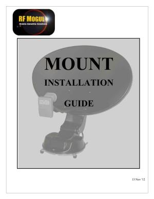 Eagle Satellite Television Systems – Mount Installation Guide