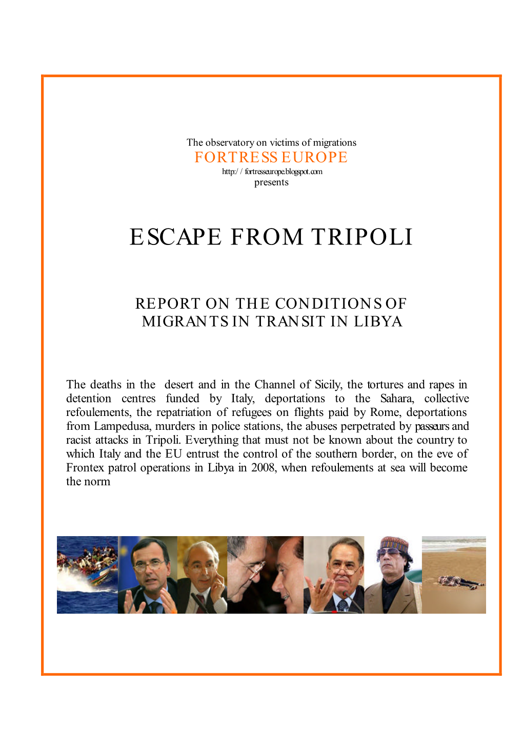 Escape from Tripoli