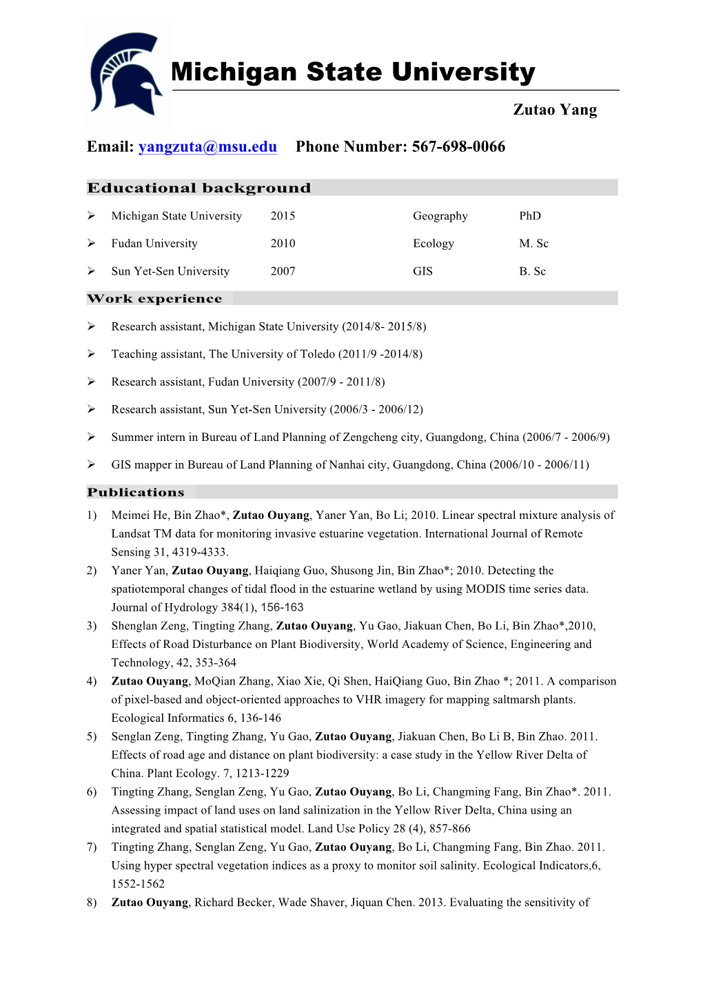 Ouyang Cv.Pdf