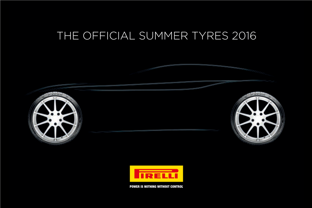 The Official Summer Tyres 2016