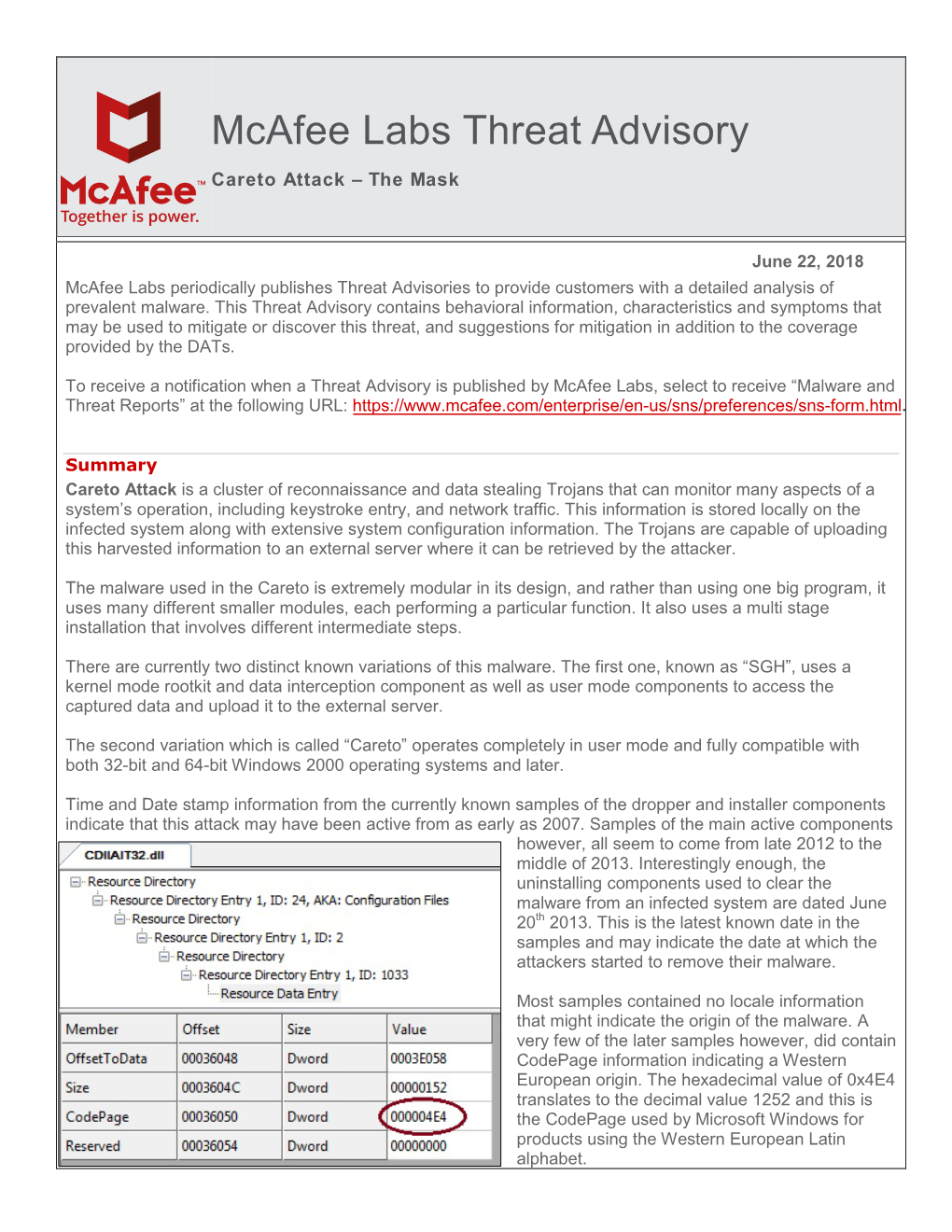 Threat Advisory: Careto Attack – the Mask