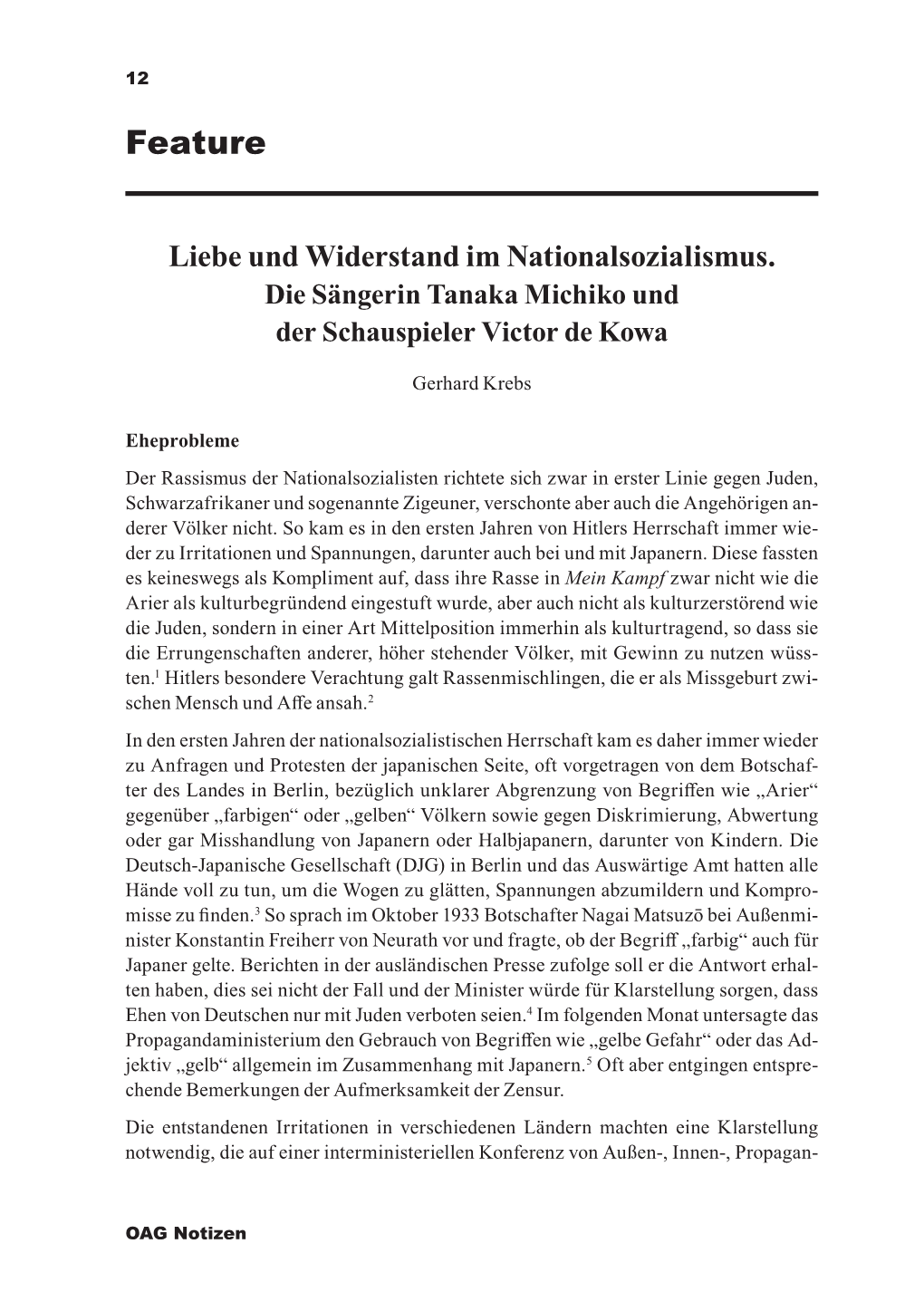 Die Sängerin Tanaka Michiko Und Der Schauspieler Victor De Kowa