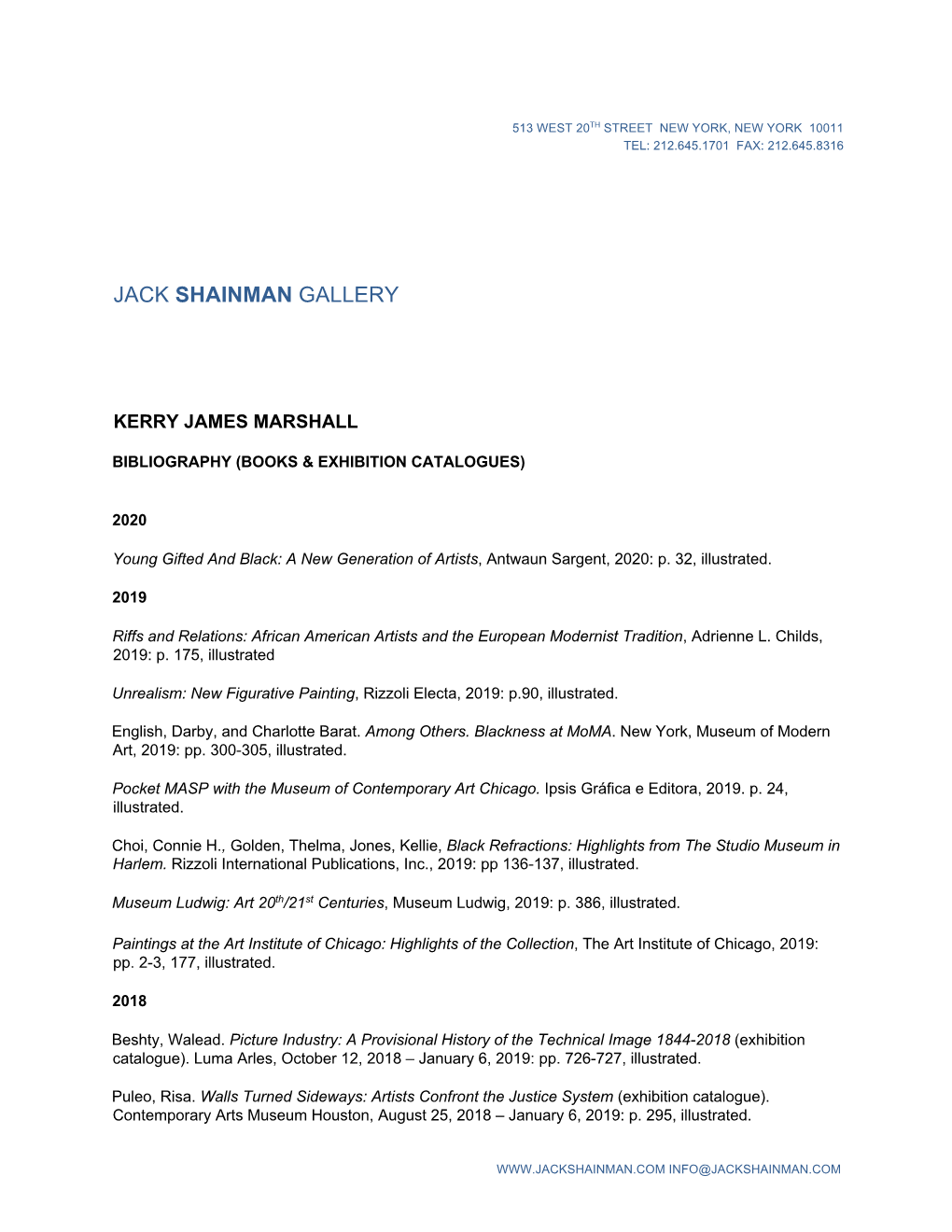 Jack Shainman Gallery