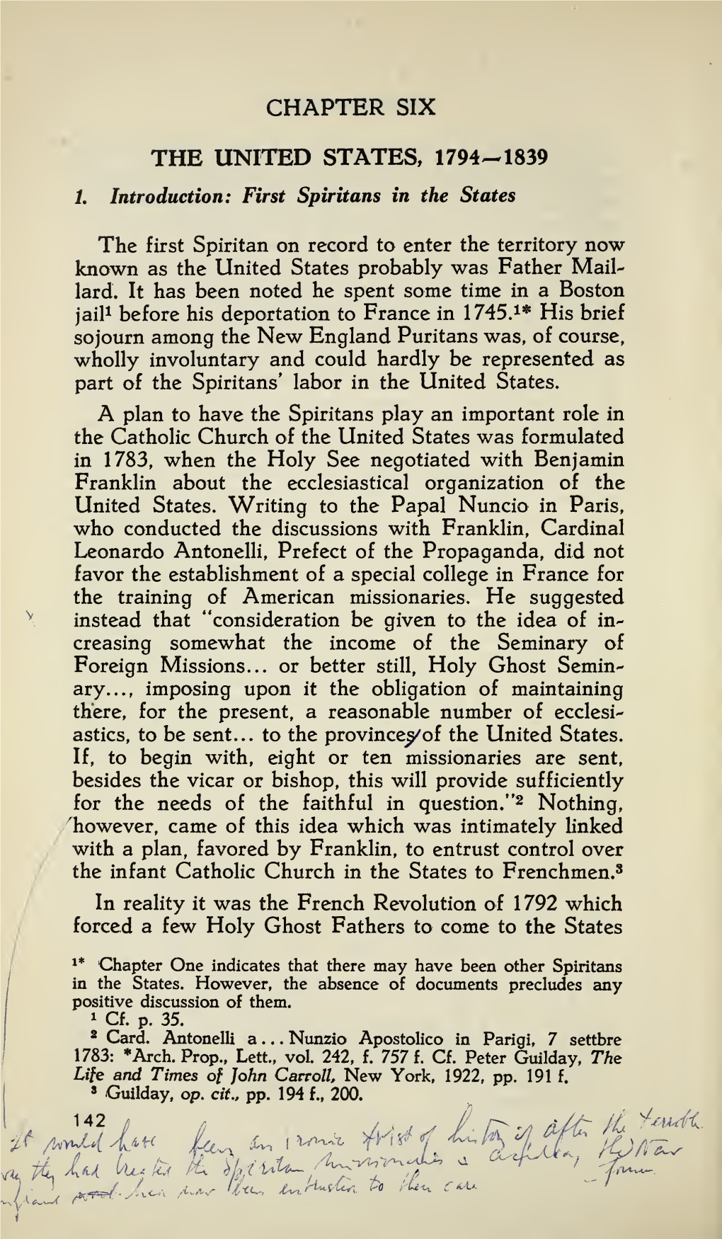 A History of the Spiritan Missionaries in Acadia and North America