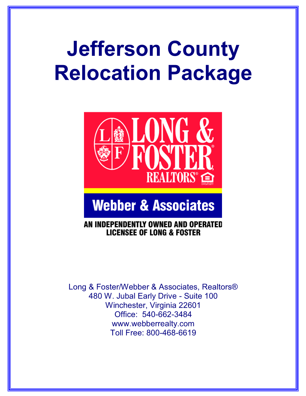 Jefferson County Relocation Package