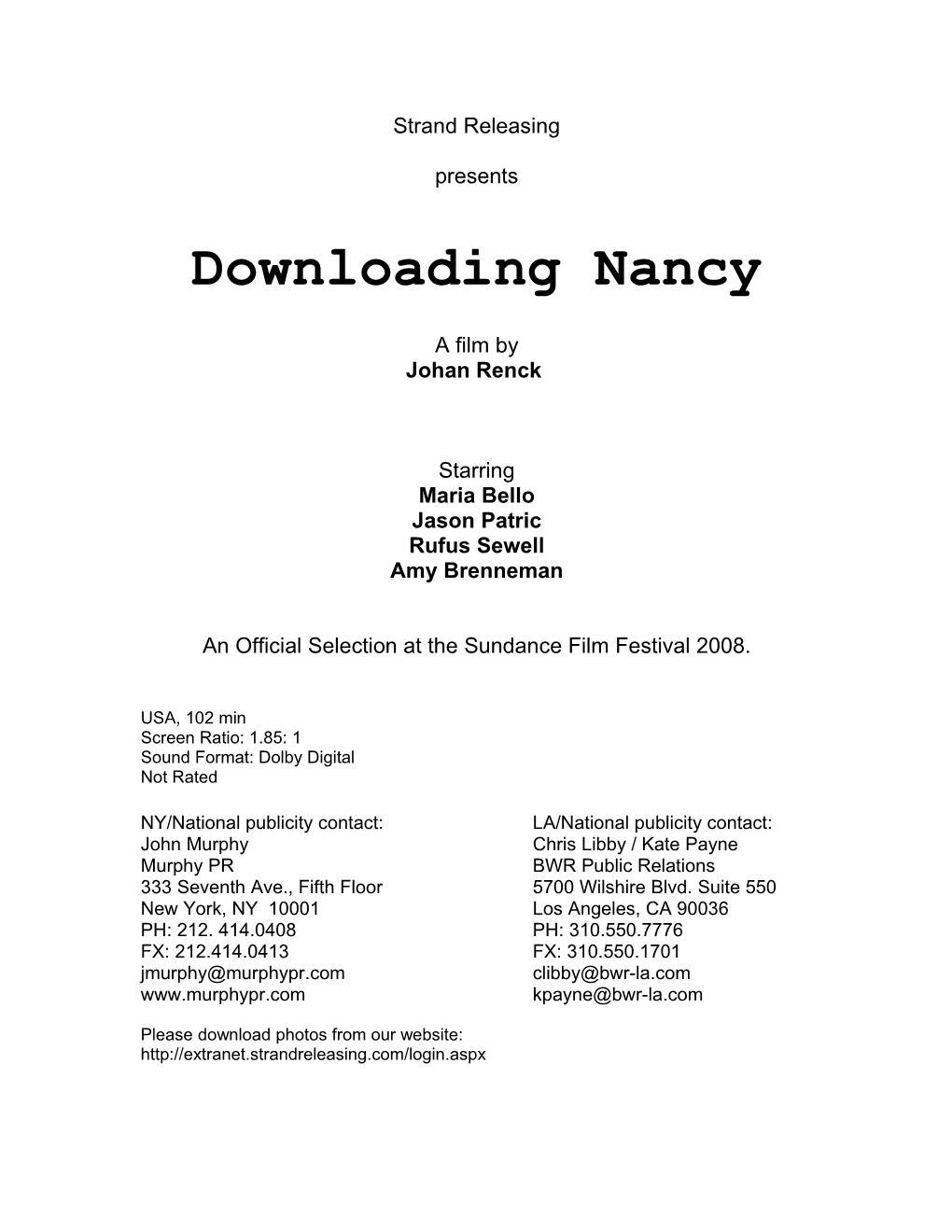 Downloading Nancy