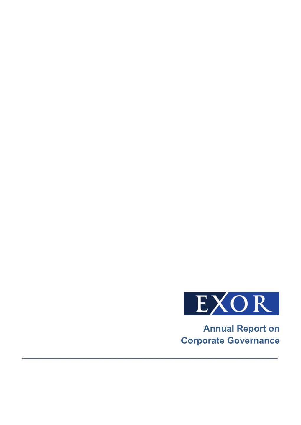 Annual Report on Corporate Governance