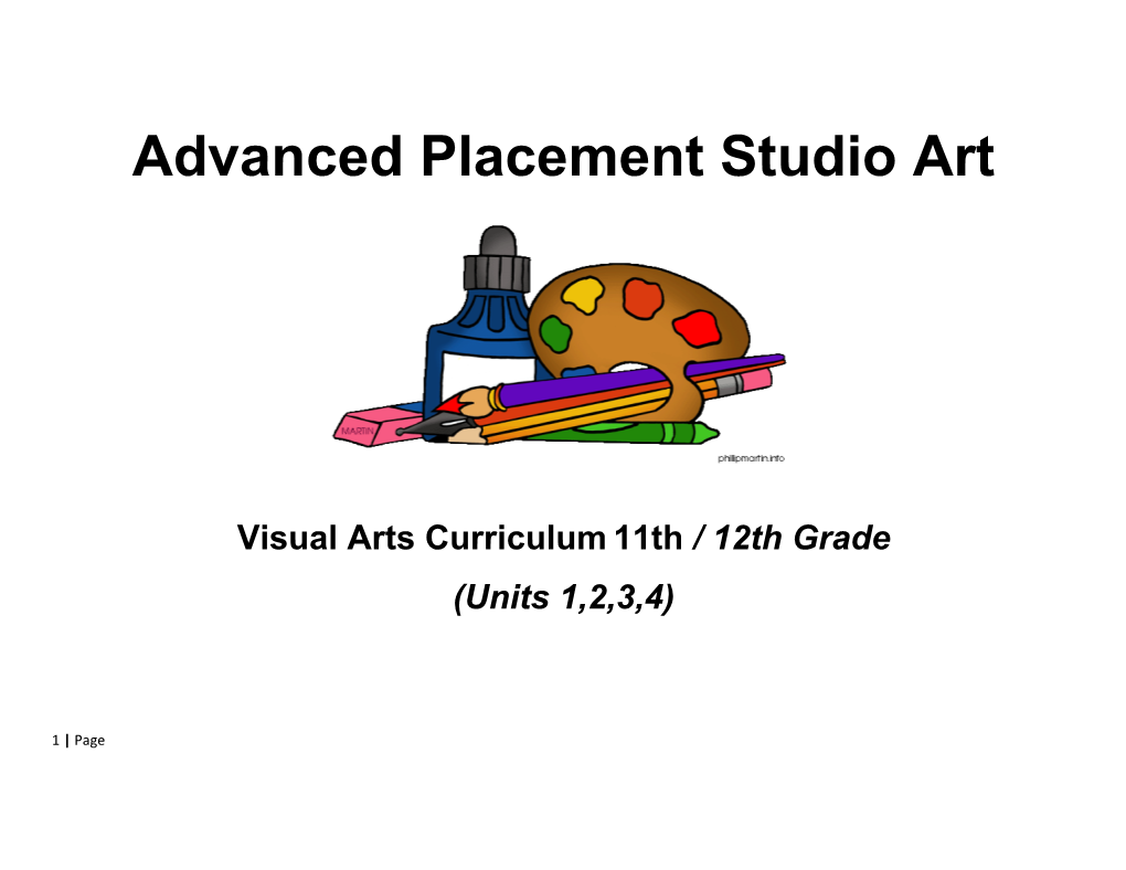 Advanced Placement Studio Art