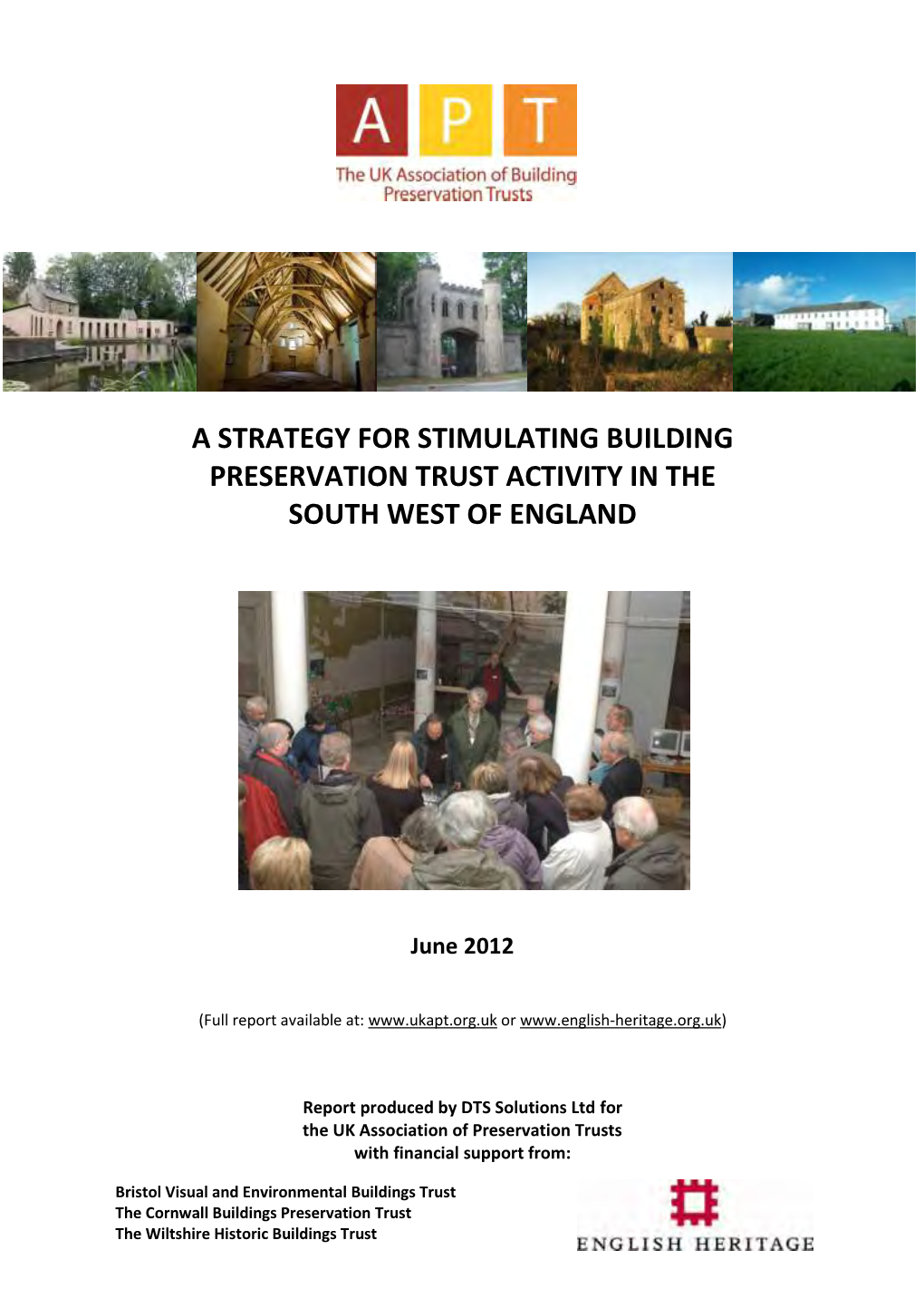 A Strategy for Stimulating Building Preservation Trust Activity in the South West of England